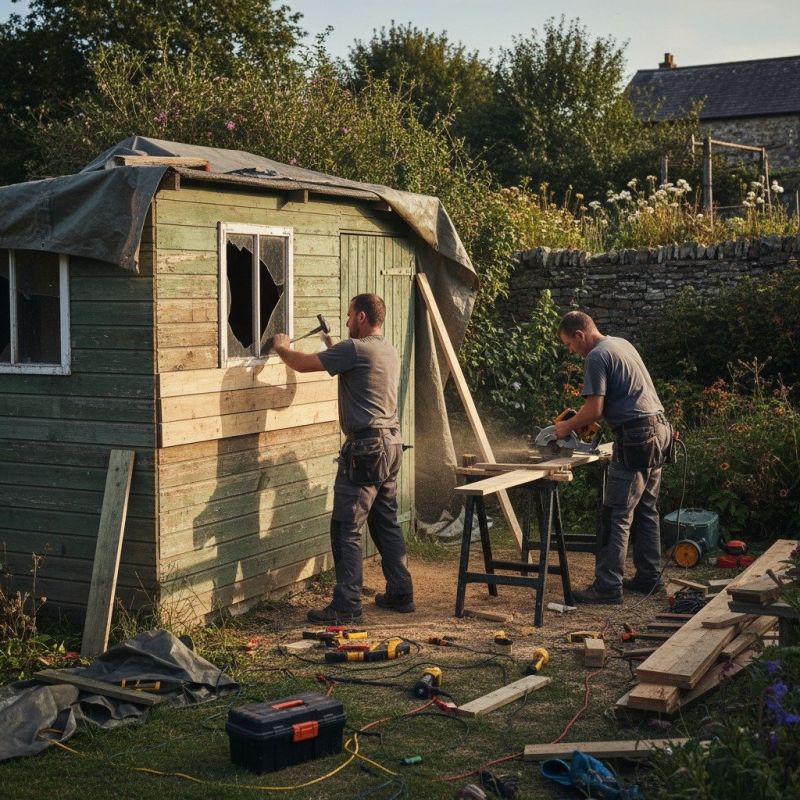 Storage Shed Repair in Wilmington, NC
