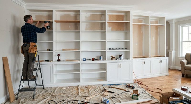 Bookcase Construction in Fairfax, VA