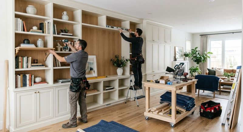 Built In Shelving Service in Durham, NC