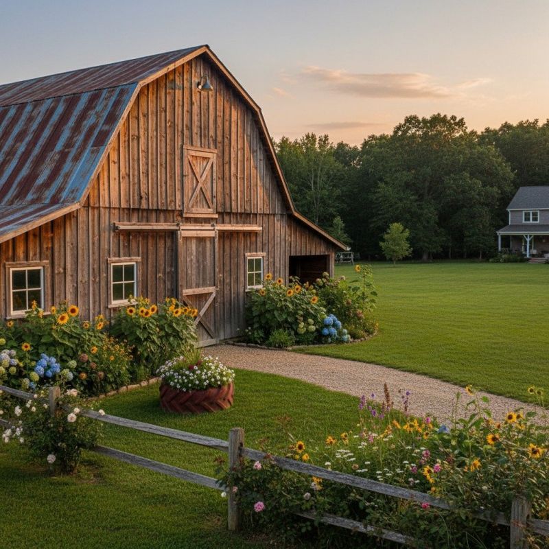 Metal Barn Construction in Conroe, TX
