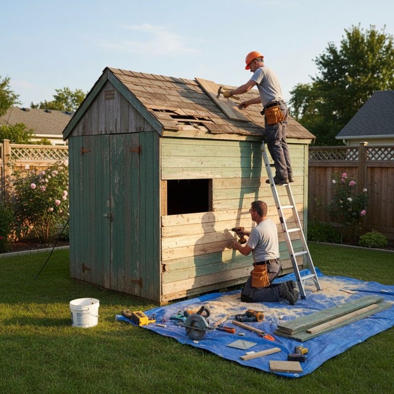 Storage Shed Repair in Alpharetta, GA